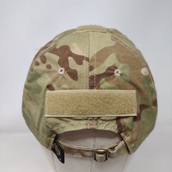 Unbranded Slideback Hat Camouflage OS Adjustable Vented Holes Blank Multicam - Picture 5 of 8